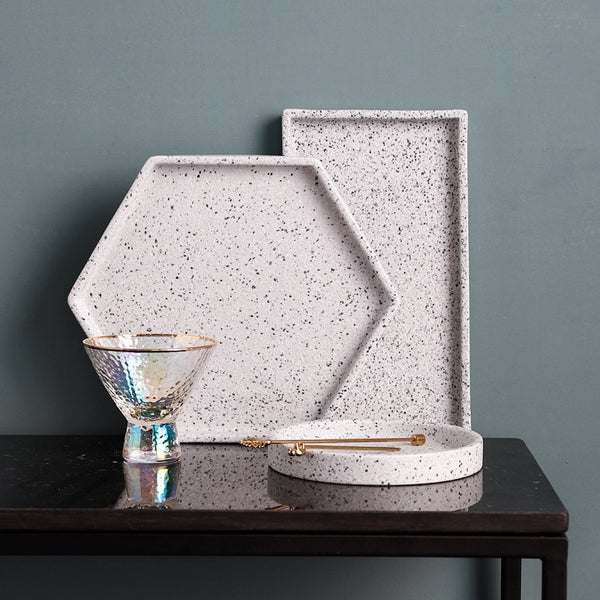 Granite concrete Trays