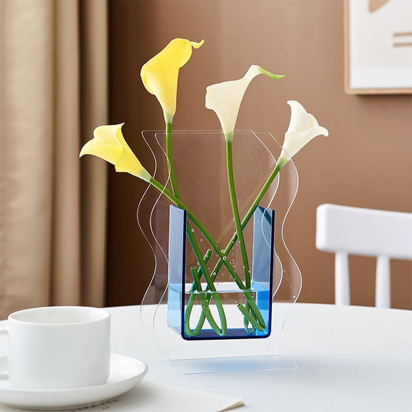 Acrylic Vase Decorative Accents Desktop Organizer