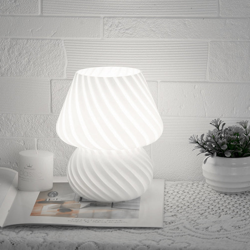 Coco Swirl Glass Table Lamp