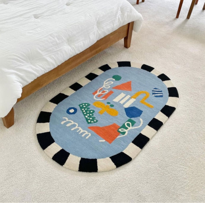 Bathroom Decoration Carpet Floor Mat Strip Soft Mats for Home Decoration