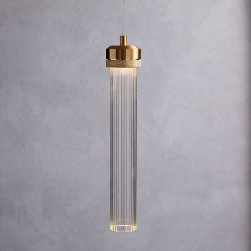 Clear Tube Pendant Lamp