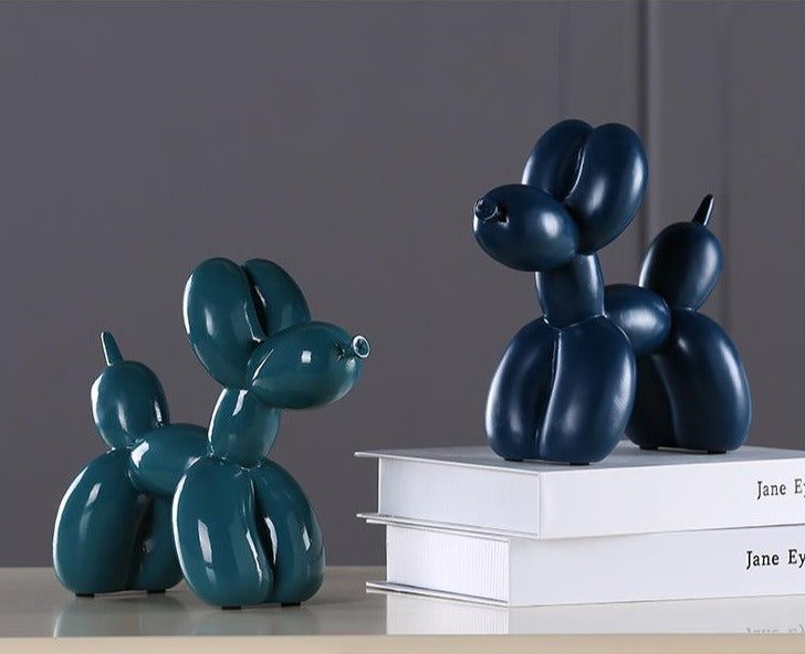 Jeff Koons balloon dog sculptures decor