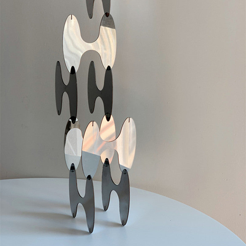 Acrylic Mirror Geometric Ornaments