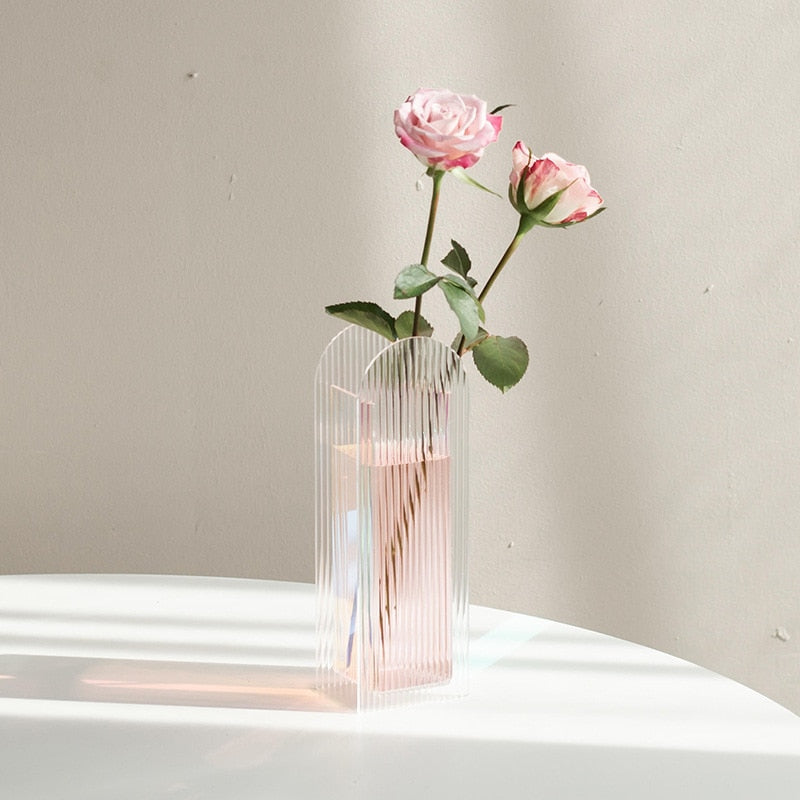 Acrylic Transparent Flower Vase