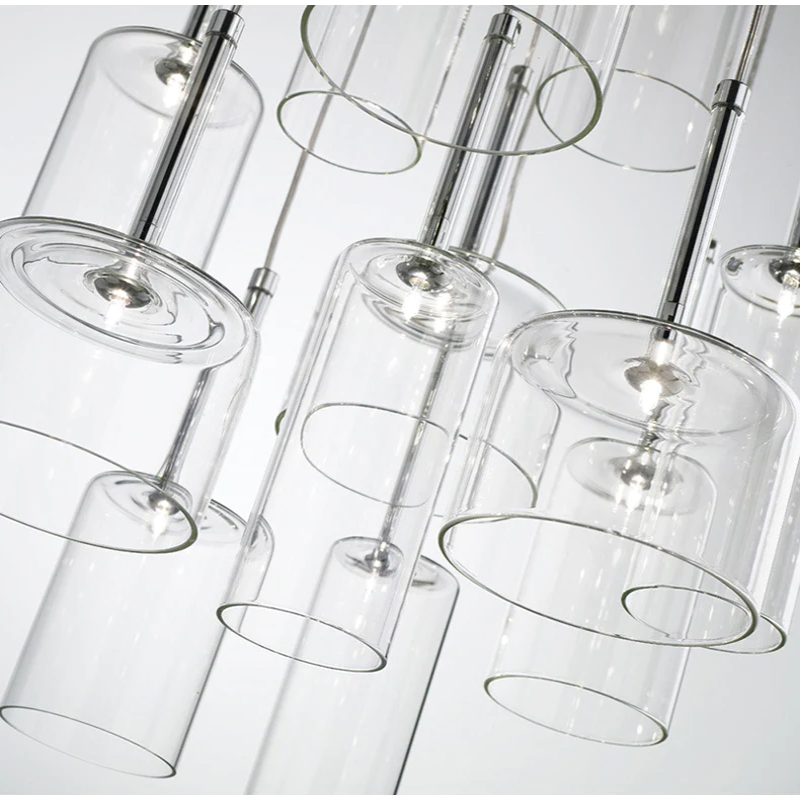 Sculptural Glass Loft Pendant & Chandelier Lights