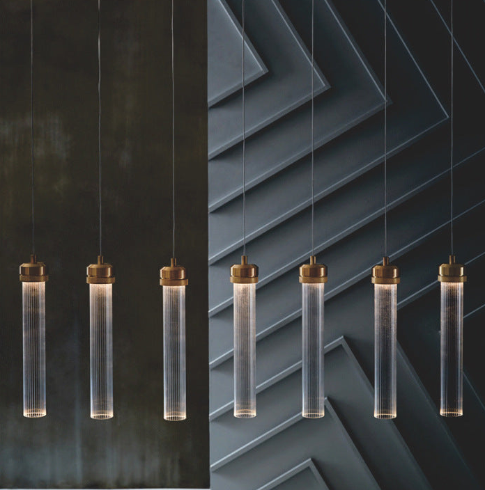 Clear Tube Pendant Lamp