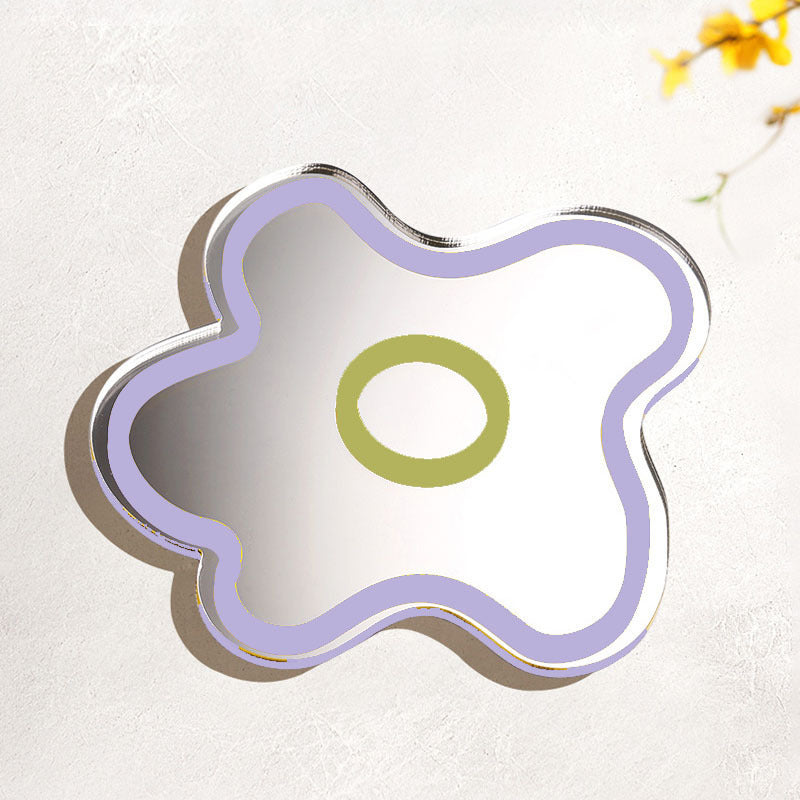 Funny Flower Mirror Coasters
