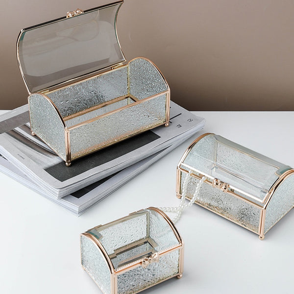 Luxe Textured Jewelry Box
