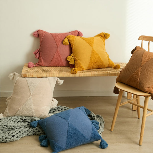 Soft Knitted Cushion Pillow Cover for Sofa Bed