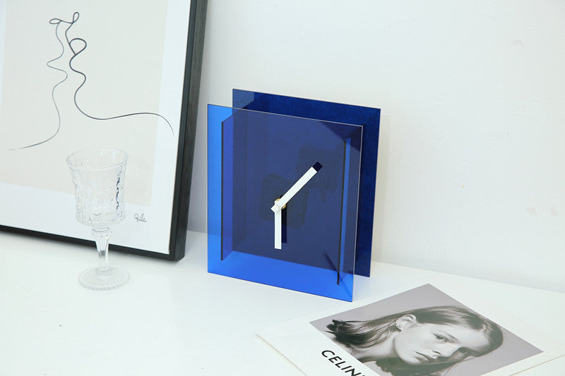 Decorative Accent Acrylic Clock which can be used as a Vase
