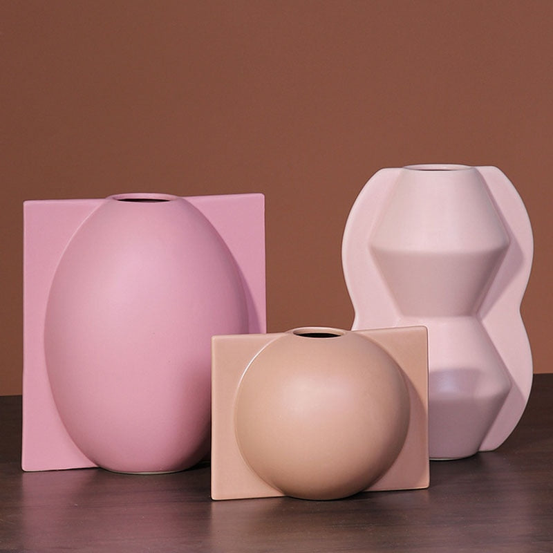 Mod Shapes Ceramic Accent Vase