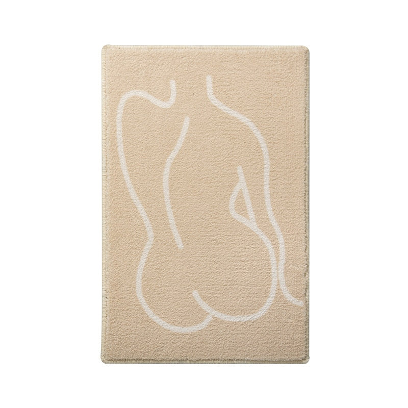 Aesthetic Water-absorbing Door Mat for Home Use