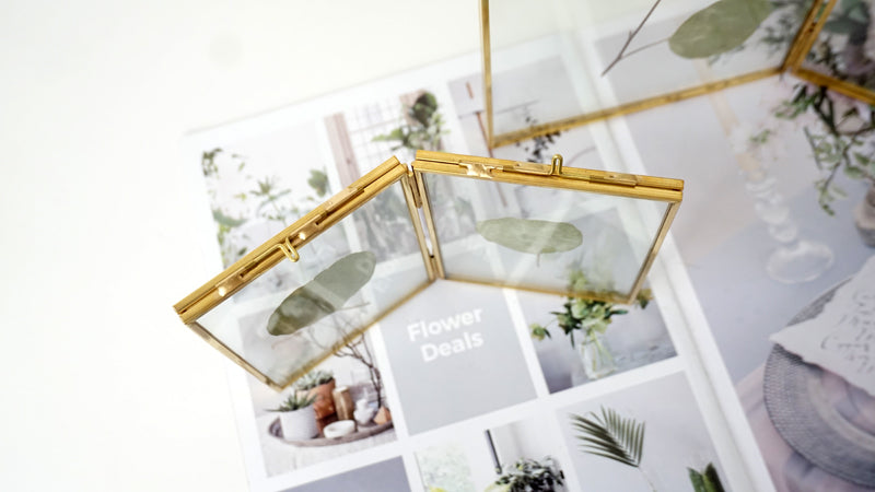 Infinite Double Glass Photo Frame