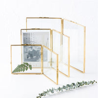 Infinite Double Glass Photo Frame