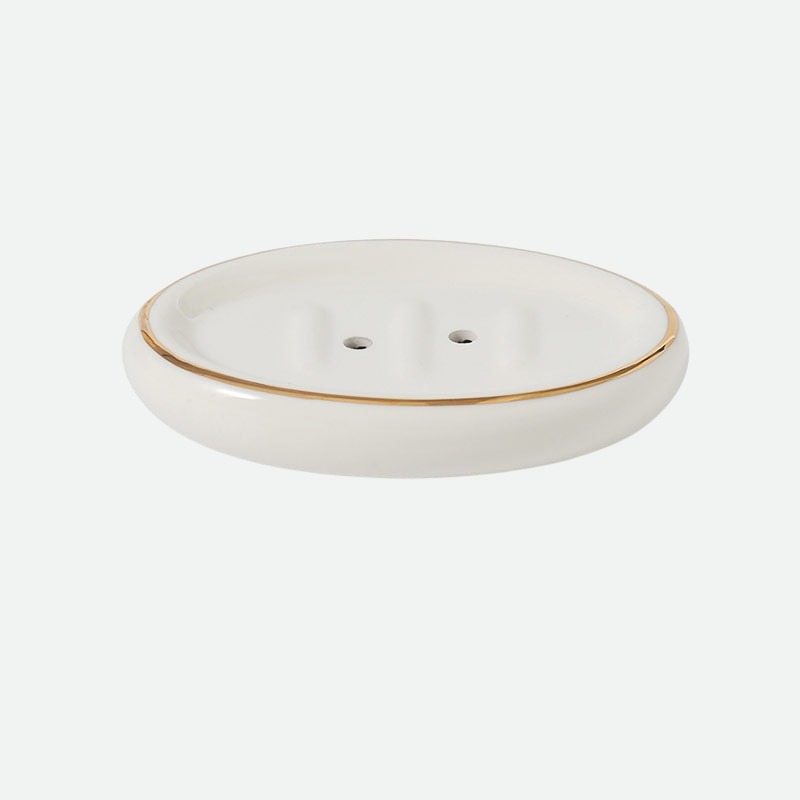 Storage Organize Portable Dish Holder Soap Ceramic for Home Decoration