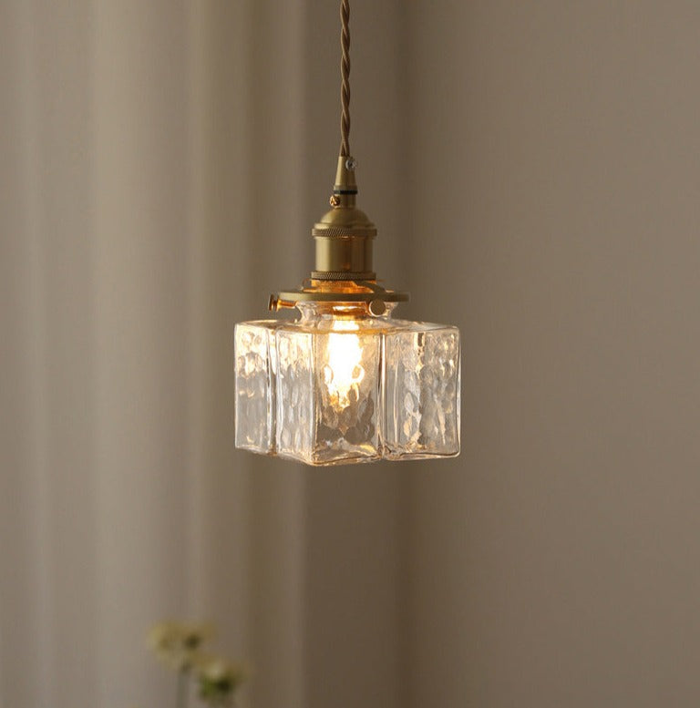 Pendant Glass Light Minimalist Creative Brass Lamp