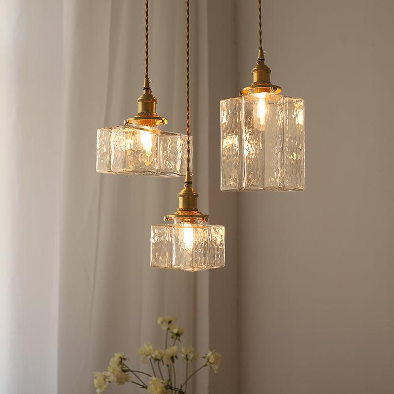 Pendant Glass Light Minimalist Creative Brass Lamp