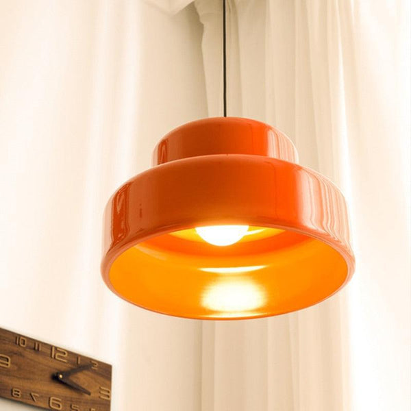 Vintage Orange LED Ceiling Lamp 