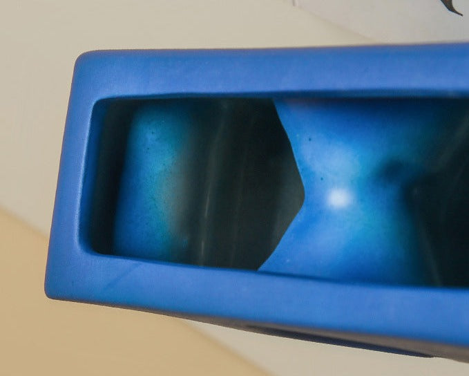 Klein Blue Wavy Vase