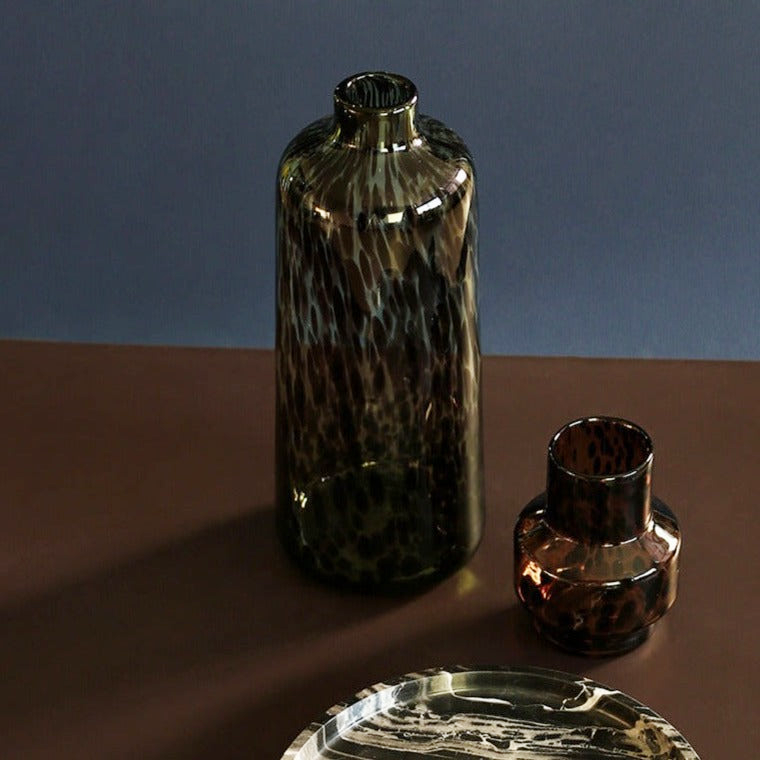 Decorative Accent Vases Amber Ornaments Home Decoration for Flower Pot