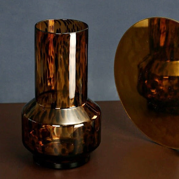Decorative Accent Vases Amber Ornaments Home Decoration for Flower Pot