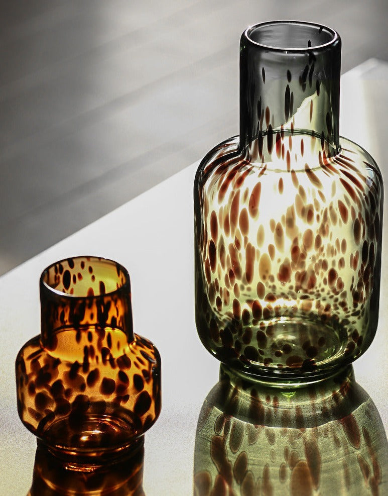 Decorative Accent Vases Amber Ornaments Home Decoration for Flower Pot
