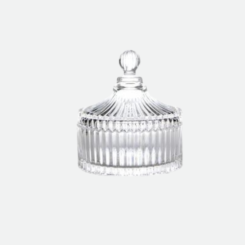 Glass Tall Rim Candy Jar – Crystal Images, Inc.
