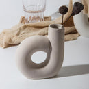 Ceramic Table Top Vase organic shape Modern Vase Decor