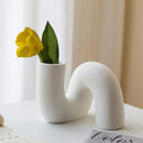 Ceramic Table Top Vase organic shape Modern Vase Decor