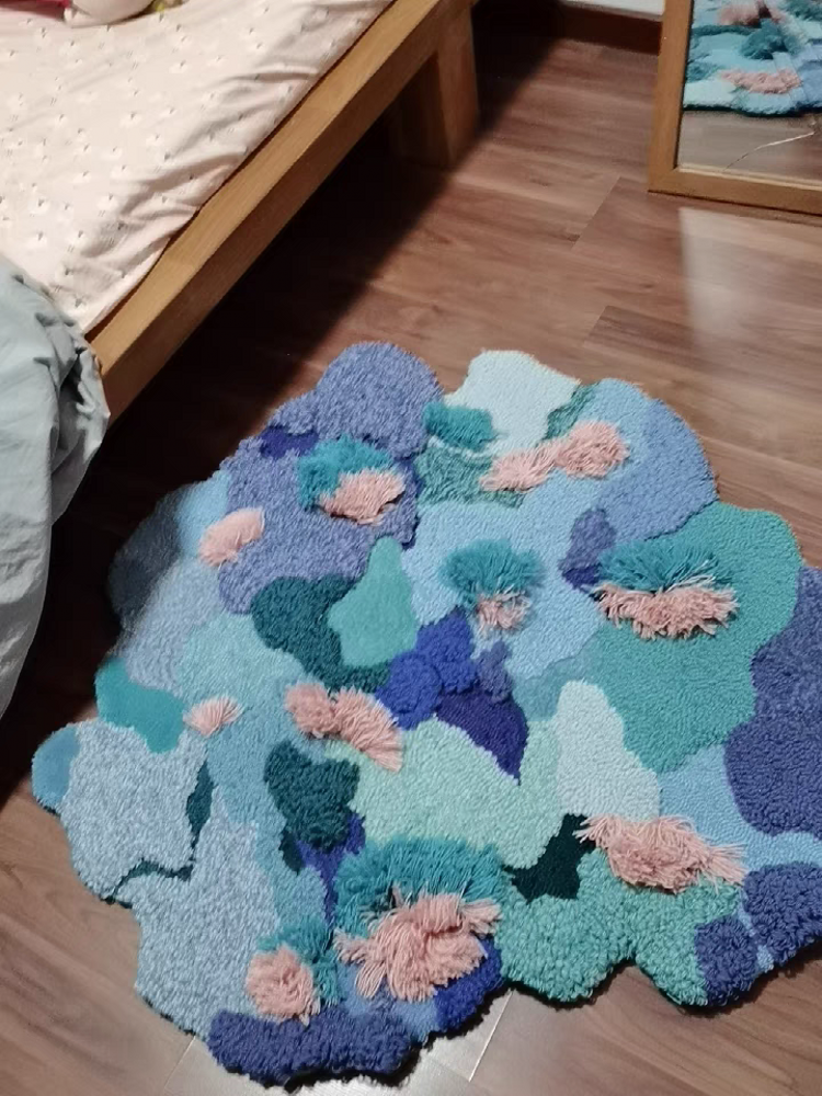 Luz Colorblock Wool Area Rug