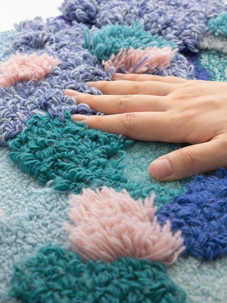 Luz Colorblock Wool Area Rug