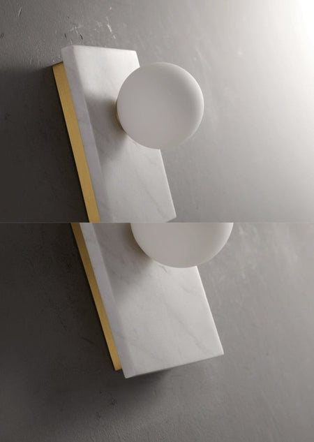 Marble & Brass Luxury LED Wall Light – Letifly Lights & Decor
