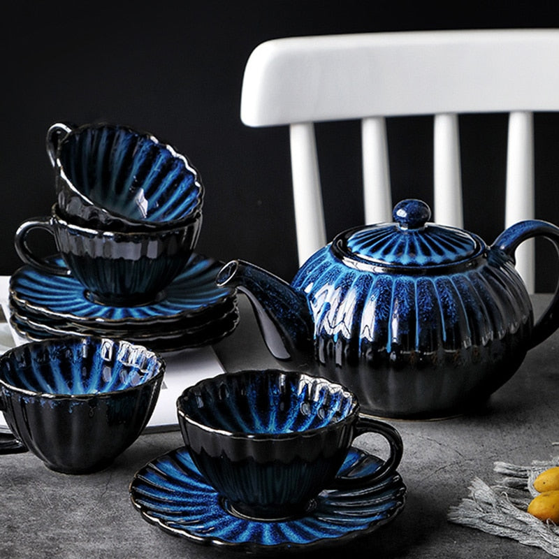 Kitchen Set Ceramic Teapot Perfect for Tea and Coffee