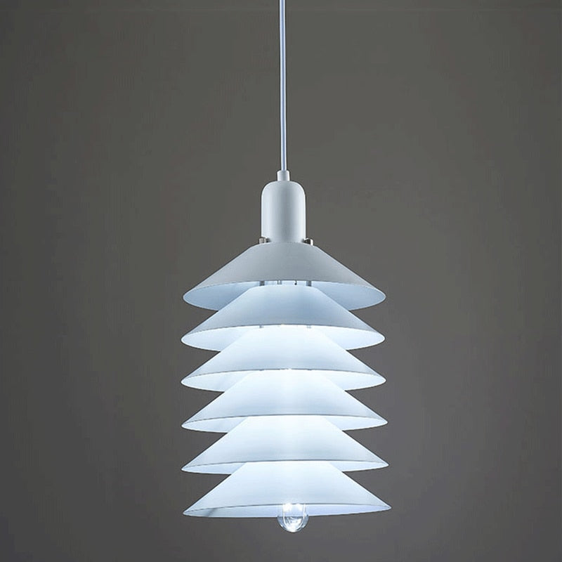 Post-modern Multi-layer Iron Pendant/ Wall Lamp