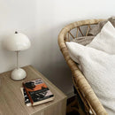 Mini Flowerpot Cordless Table Lamp Danish Designer Retro Battery Rechargeable Dining Table Lamp