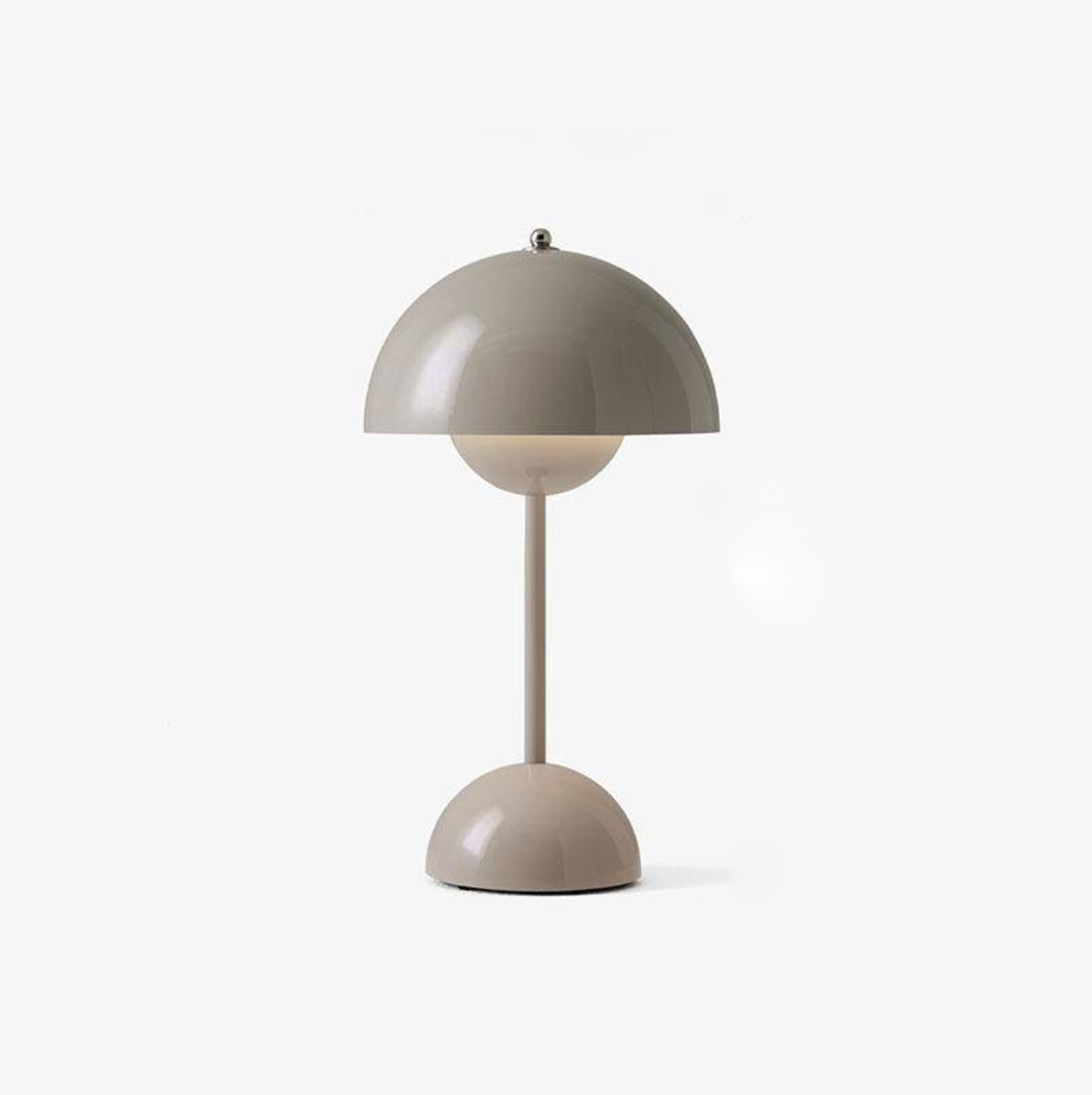Mini Flowerpot Cordless Table Lamp Danish Designer Retro Battery Rechargeable Dining Table Lamp
