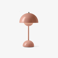 Mini Flowerpot Cordless Table Lamp Danish Designer Retro Battery Rechargeable Dining Table Lamp