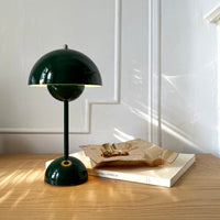 verner panton Mini Flowerpot Cordless Table Lamp Danish Designer Retro Battery Rechargeable Dining Table Lamp