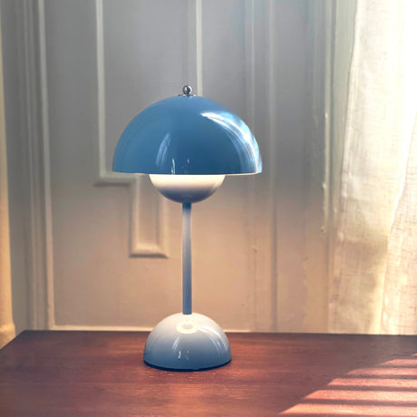 verner panton Mini Flowerpot Cordless Table Lamp Danish Designer Retro Battery Rechargeable Dining Table Lamp