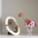 Decorative Wooden and Cream Mirror for Tabletop or Hangging Wall MIrror