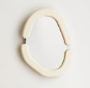 Decorative Wooden and Cream Mirror for Tabletop or Hangging Wall MIrror
