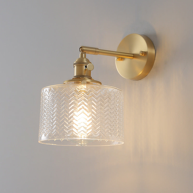 Modern glass Wall light Retro Style Japanese glass design