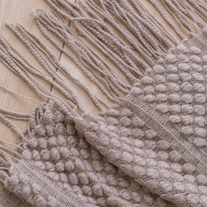 Modern Knit Throw Blanket
