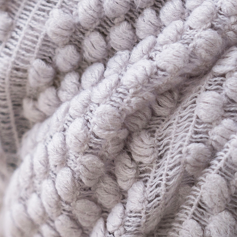 Modern Knit Throw Blanket