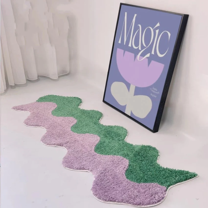 New Wave Anti-slip Fleece Door Mat