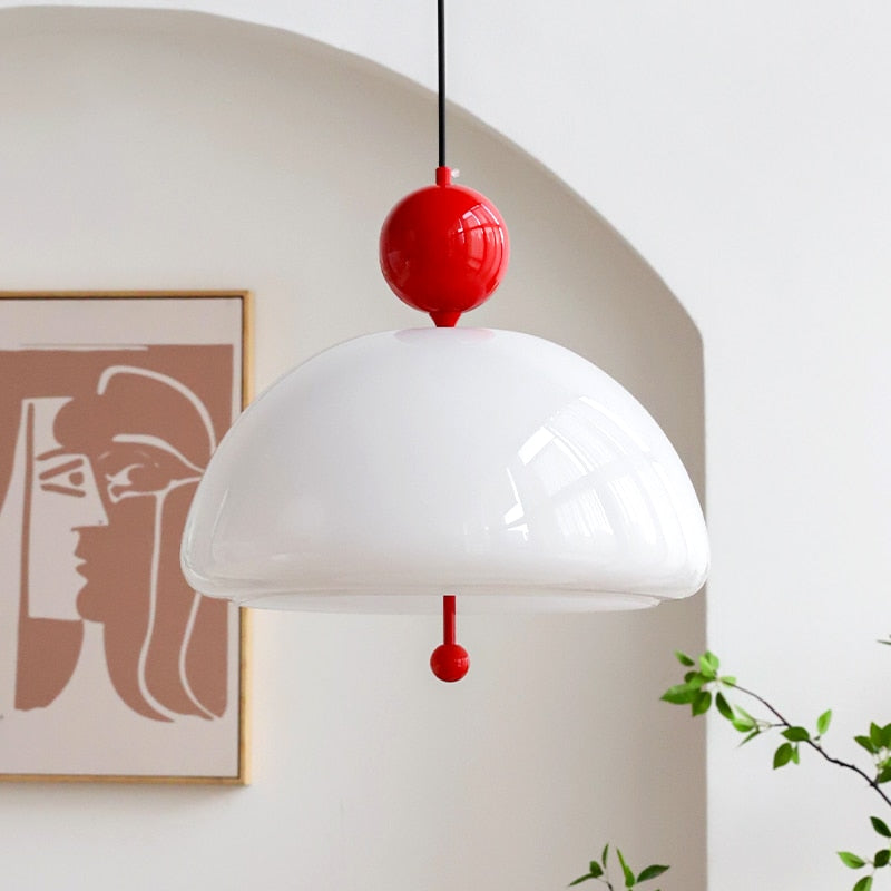 Vintage Glass Pendant Lamp
