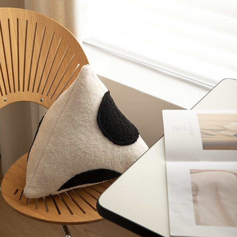 Pillows in Black and White Cushion Geometric Shape for Living Room
