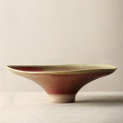 Round Petal Petal Edge Design Japanes Soup Bowl