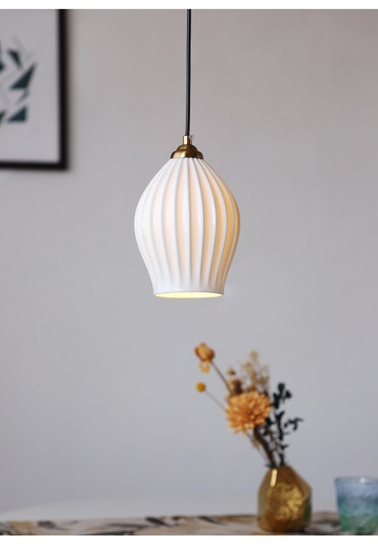 Ceramic Minimalist Pendant Lamp