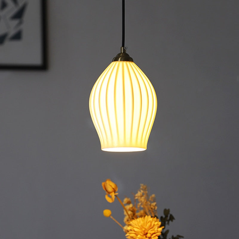 Ceramic Minimalist Pendant Lamp